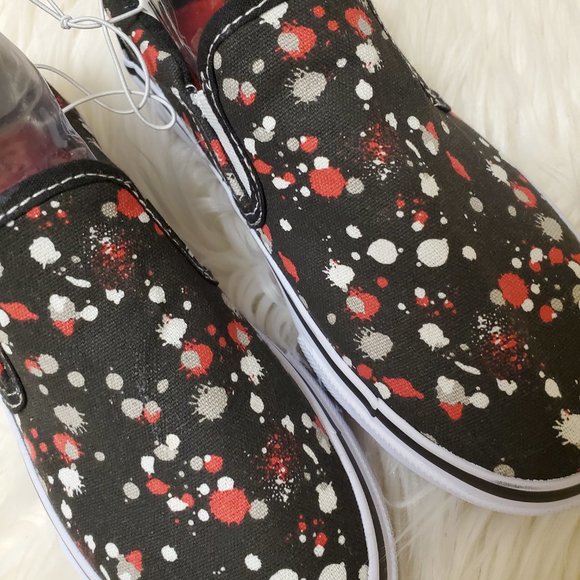 US Sports Girl's Slip-On Paint Design Shoe SZ 3 - Picture 9 of 10